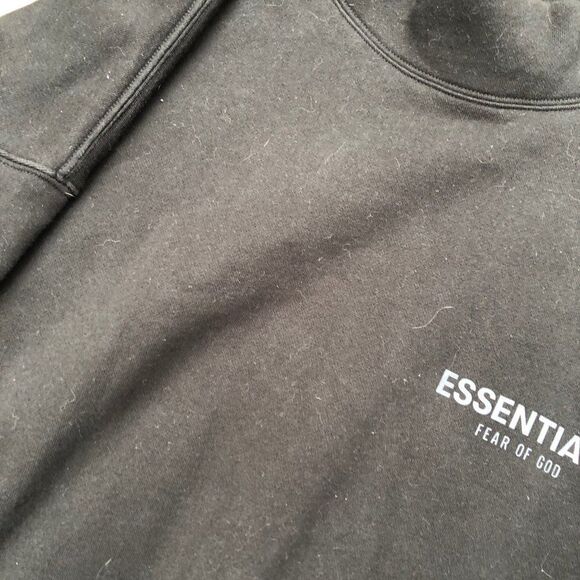 Essentials Mockneck Sweater Medium Black - Picture 3 of 7